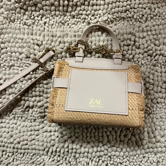 ZAC Zac Posen Brigette Mini Top Handle Crossbody Bag in Multi Rose Quartz - Picture 2 of 4